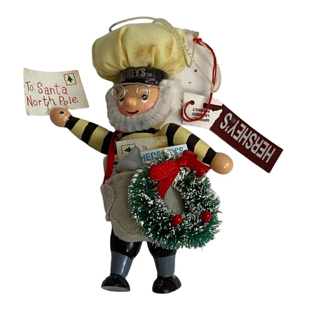 Hershey Christmas Ornament Kurt Adler Grandpa Baker w/ Tag
